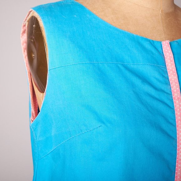 Vintage 1960s Mod Mini Shift Dress - Picture 8 of 8